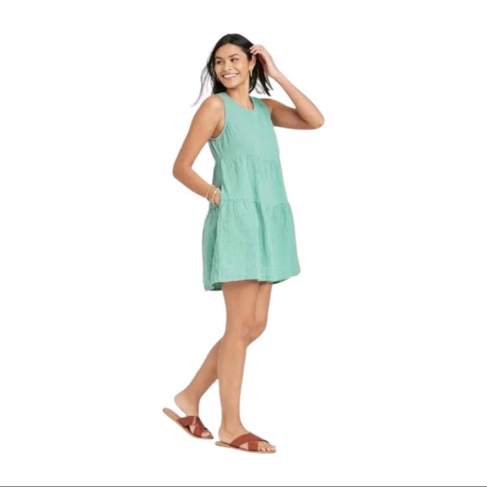 Universal Thread Tired Gauze Dress